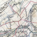 1860 Map Of Hanover County Virginia Family Names Genealogy Etsy