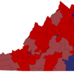 2017 Map Of Virginia Contested Delegate Districts The Bull Elephant