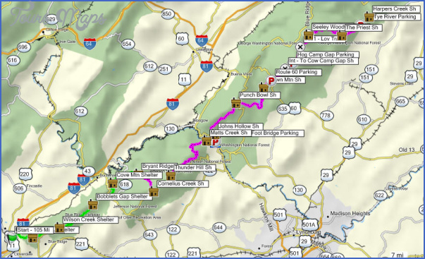 26 Appalachian Trail Map Of Virginia Maps Online For You