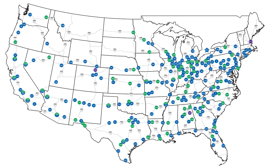 Map Of VA Hospitals USA  Virginia Map