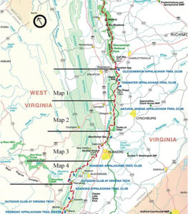 28 Virginia Appalachian Trail Map Maps Online For You | Virginia Map