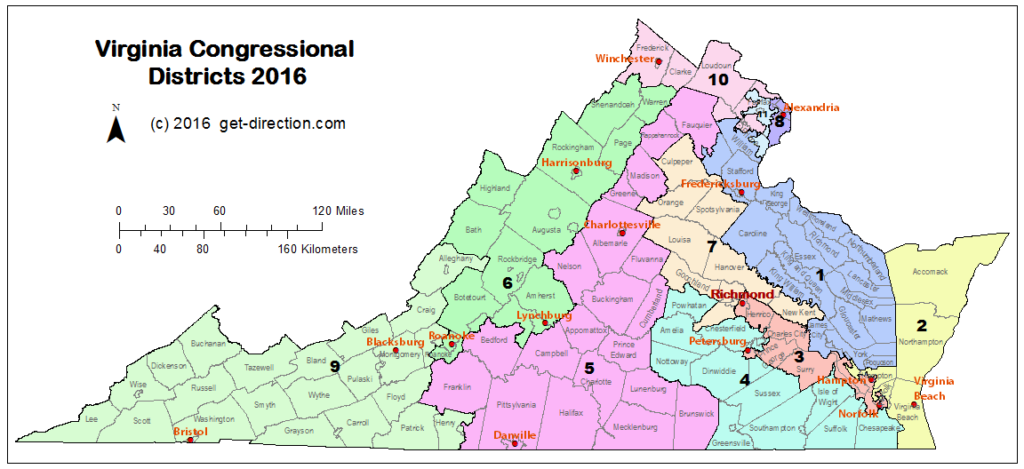 29 Virginia Congressional Districts Map Maps Online For You | Virginia Map