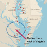 33 Northern Neck Va Map Maps Database Source