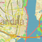 Alexandria Virginia Washington DC US Map Vector Low Detailed For