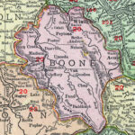 Boone County West Virginia 1911 Map By Rand McNally Madison Peytona