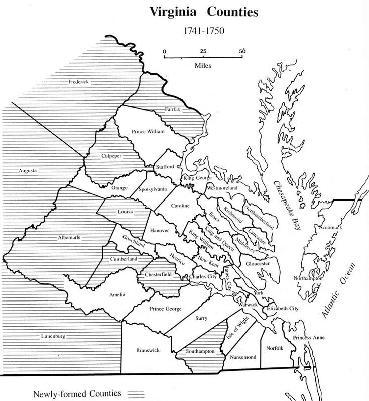 Carl s Genealogy Page Virginia Map Genealogy Map Map