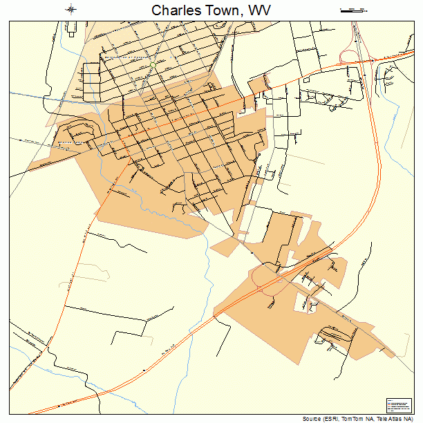 Charlestown West Virginia Map