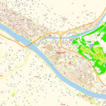 Charleston Map Vector Exact City Plan West Virginia Detailed Street Map