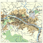 Charleston West Virginia Street Map 5414600