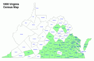 City Map Images Map Of Virginia Counties 1800