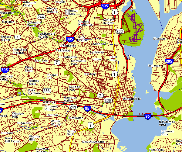 City Map Of Alexandria