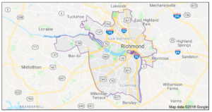 City Of Richmond Va Boundary Map