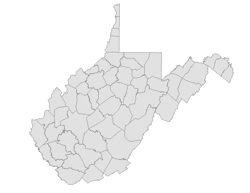 West Virginia Counties Map Quiz
