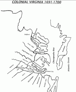 Colonial Virginia County Formation Maps