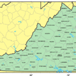 Counties Map Of Virginia Mapsof