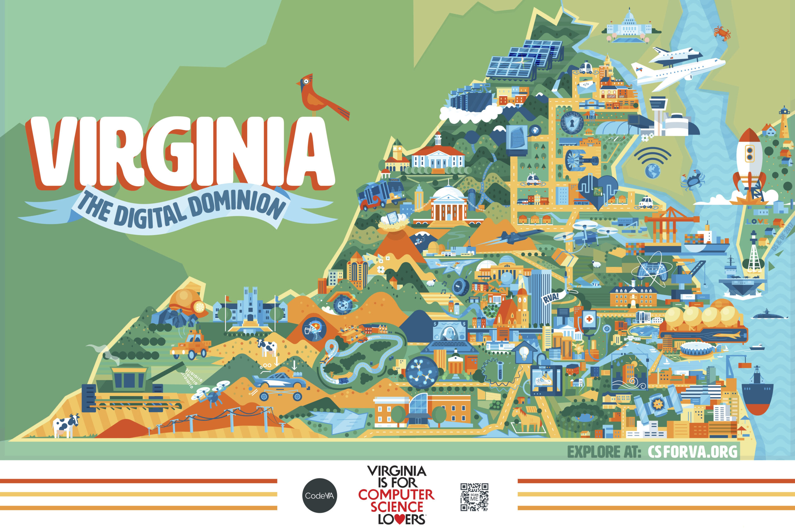 Virginia Tech Map Visitors Center