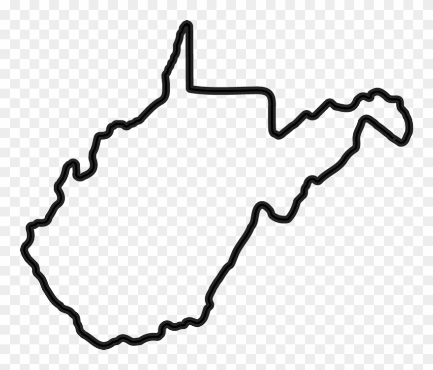 Download West Virginia Outline Rubber Stamp State Of West Virginia