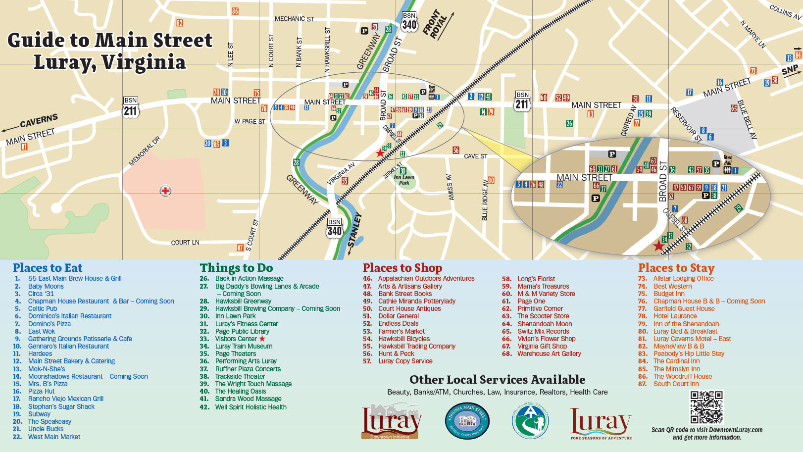 DOWNTOWN MAP Luray Downtown Initiative