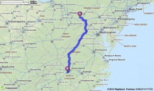 Driving Directions From Windber Pennsylvania 15963 To 22 Montlieu Ave