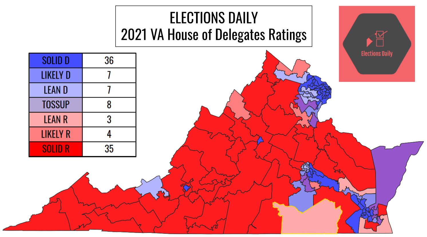 Virginia Governor Race 2022 Results Map