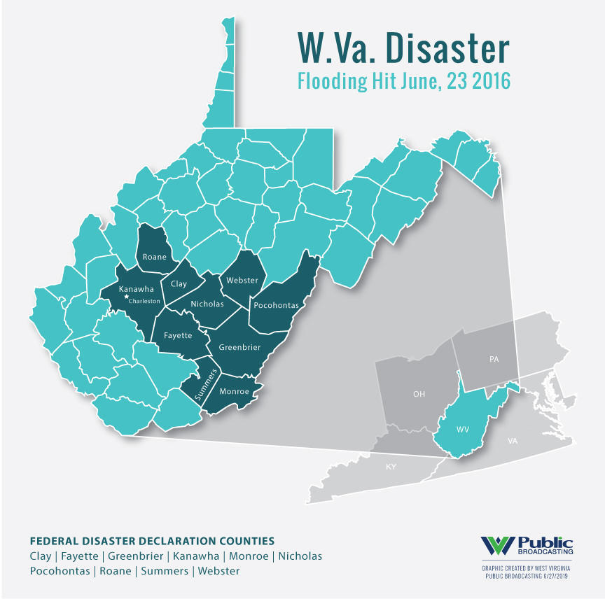 Map Of West Virginia Flooding