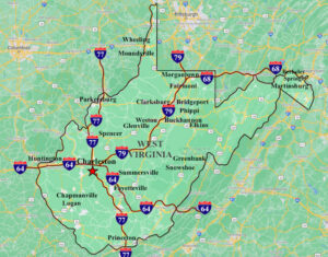 Free Printable West Virginia Map Collection And Other US State Maps