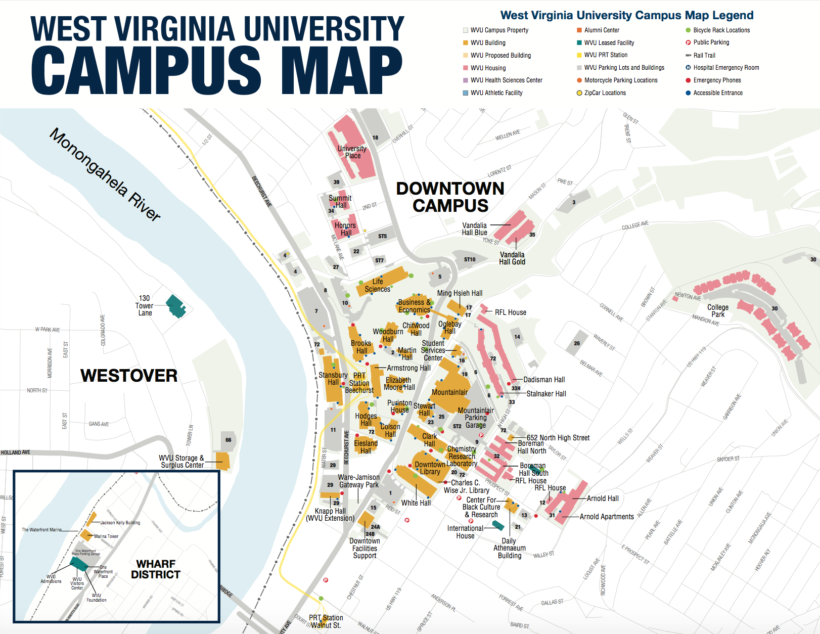 Map West Virginia University