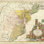 Historic Map Virginia Marylandia Et Carolina In America