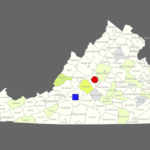 Interactive Map Of Virginia Clickable Counties Cities