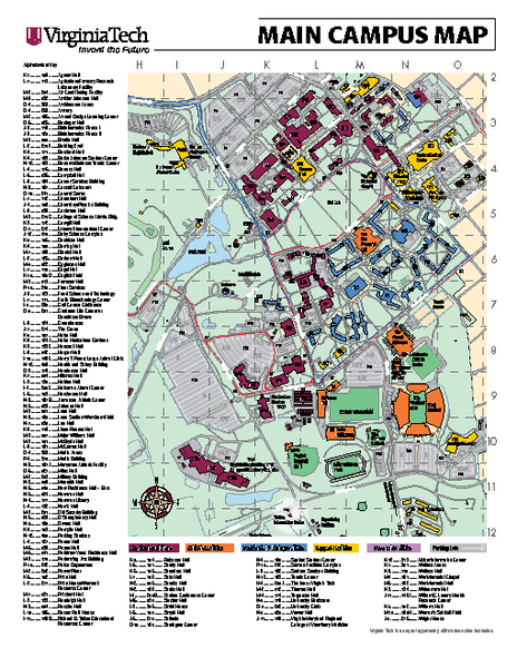 Virginia Tech Map Interactive