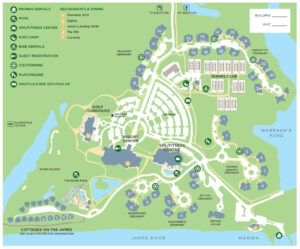 Kingsmill Property Map Kingsmill Resort Williamsburg VA