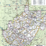 Large Detailed Administrative Map Of West Virginia State With Roads And