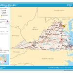 Large Detailed Map Of Virginia State Virginia State Large Detailed Map