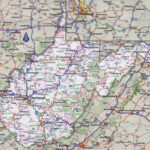 Large Detailed Roads And Highways Map Of Virginia And West Virginia