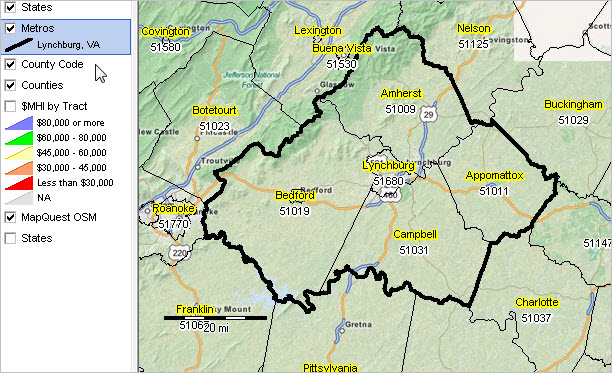 Lynchburg Virginia Gis Map