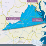 Map Center Roanoke VA Economic Development