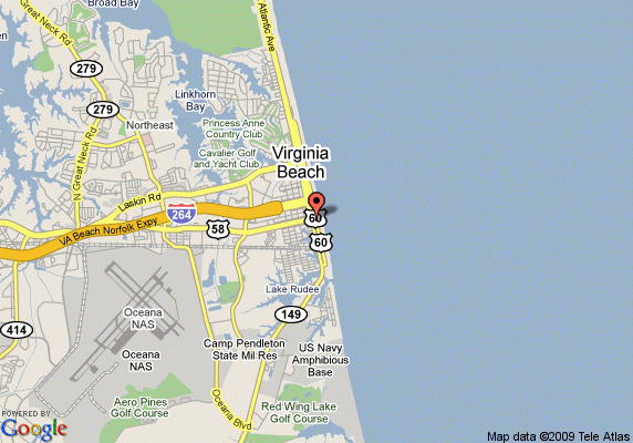 Map Of Boardwalk Resort And Villas Virginia Beach