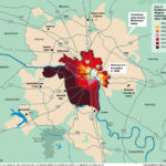 Map Of City Of Richmond Virginia Annexations Since 1850 Map City