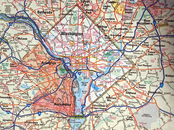 Map Of Dc Virginia And Maryland My Life