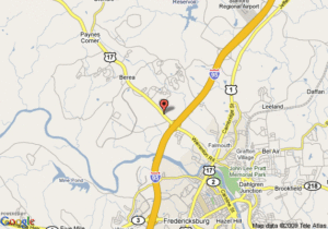 Map Of Fredericksburg Travelodge Fredericksburg