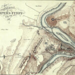 Map Of Harper S Ferry West Virginia In 1864 Photograph By Steve Estvanik