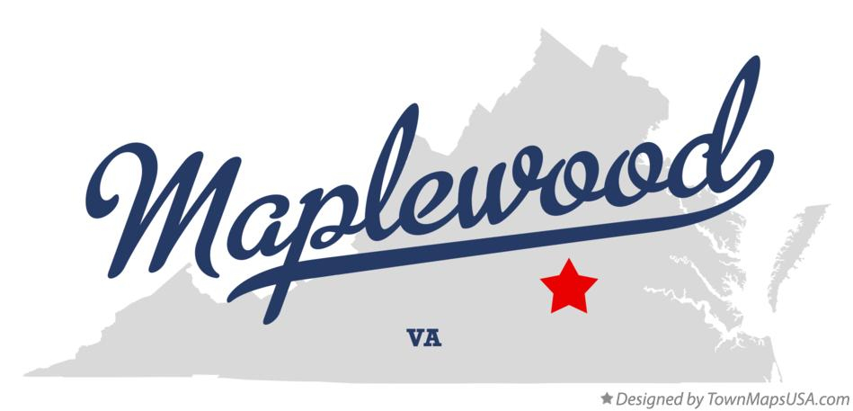 Map Of Maplewood VA Virginia