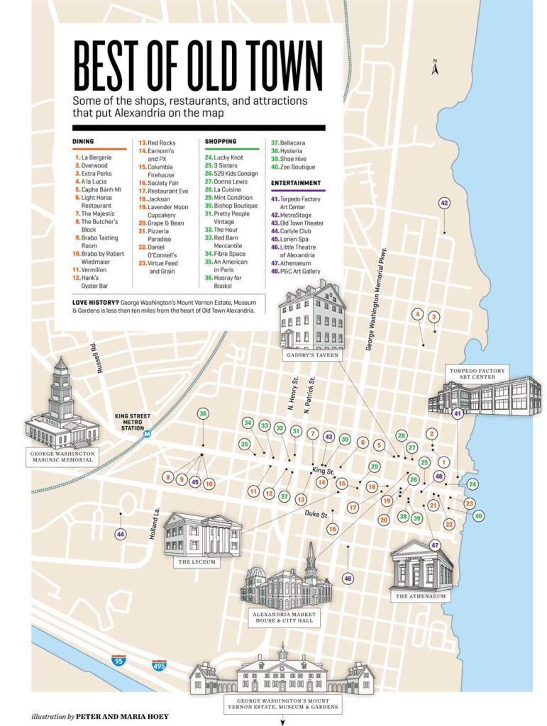 Map Of Old Town Alexandria Va Maps Catalog Online | Virginia Map