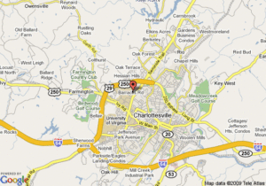 Map Of Residence Inn Charlottesville Charlottesville