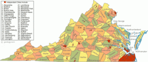 Map Of Virginia