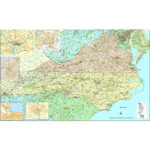 Map Of Virginia And North Carolina Border Yucca Valley Map