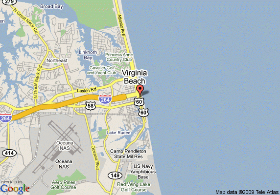 Google Maps Virginia Beach VA
