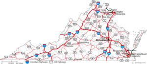 Map Of Virginia Cities Virginia City Virginia Map