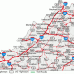 Map Of Virginia Cities Virginia Road Map