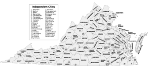 Map Of Virginia Map Counties Worldofmaps Online Maps And